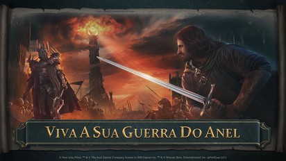 O Senhor dos Anéis: Guerra, jogo de estratégia mobile, é lançado