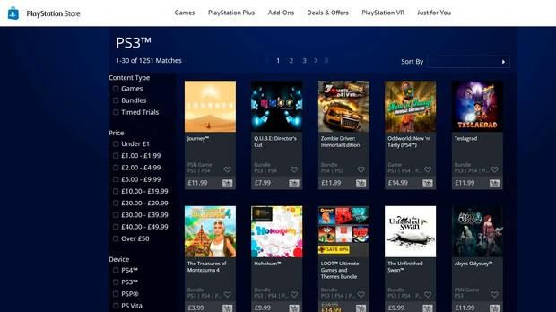 PS Store será fechada no PS3, PS Vita e PSP, diz site