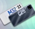 Galaxy M32 vs realme C25: celular da Samsung vence "duro na queda" chin