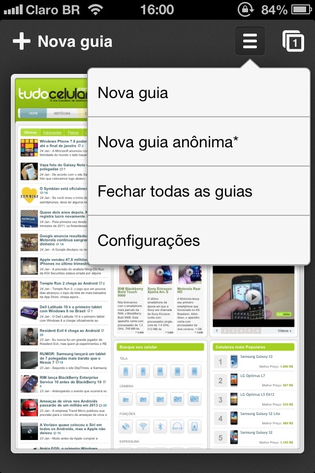 Google Chrome 92 para iOS: proteção anônima e mais - Atualizações De  Aplicativos