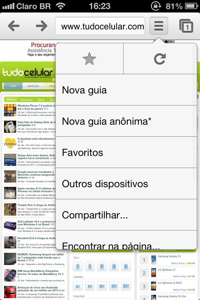 COMO FECHAR TODAS as ABAS DE UMA VEZ no GOOGLE CHROME no IPHONE