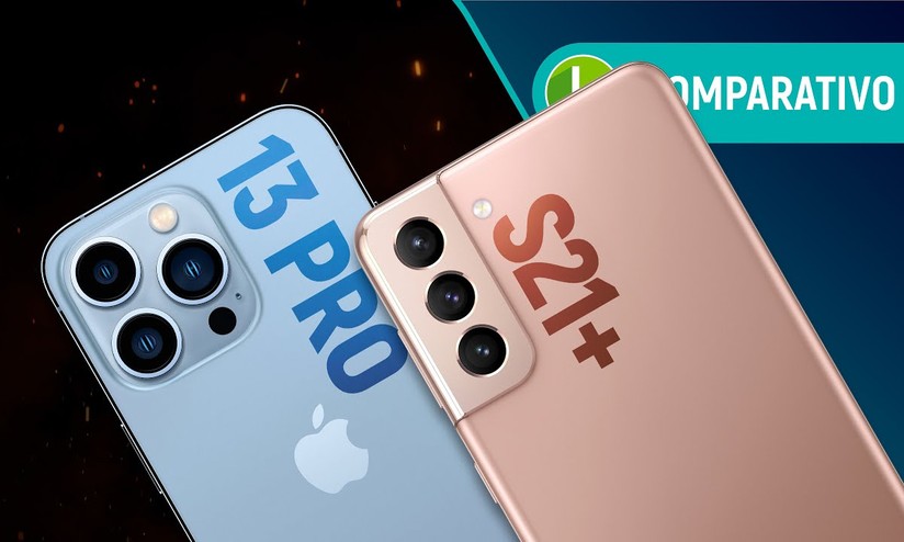 iPhone 13 Pro vs Galaxy S21 Plus: qual é o melhor custo-benefício