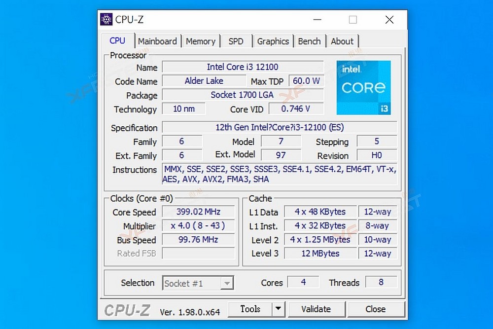 Intel Core i3-12100 Alder Lake vaza em benchmarks e é comparado ao