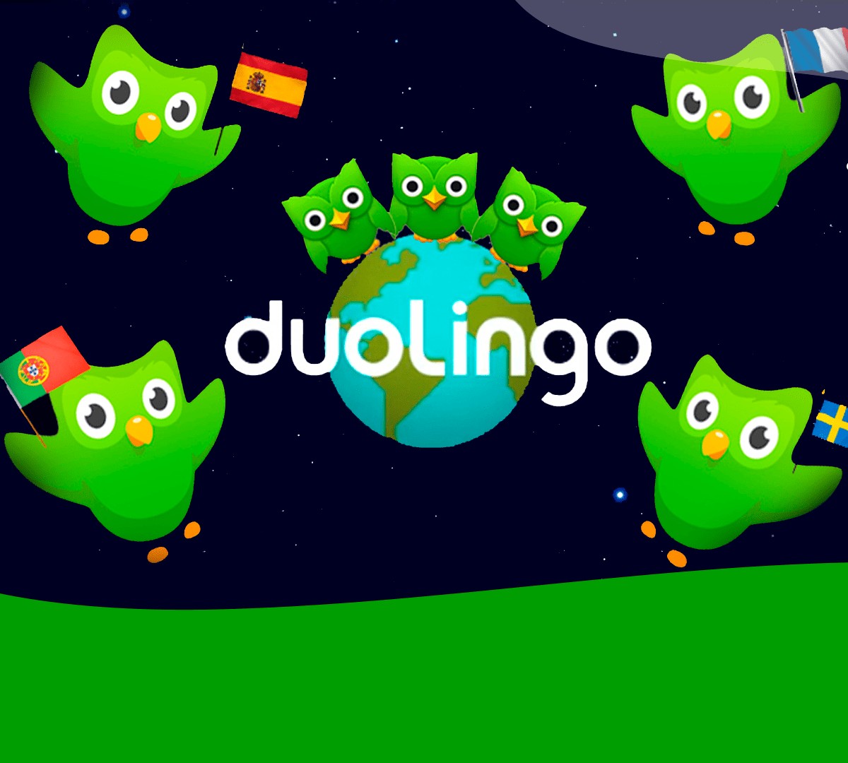 Example; Duolingo "Mobile app"