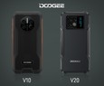Doogee V20 5G enfrenta antecessor V10 em comparativo de especifica