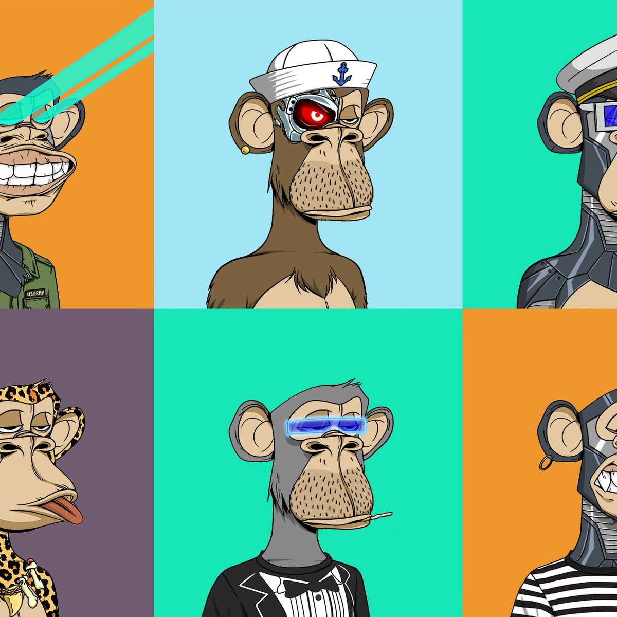 Macacos engraçados · Creative Fabrica