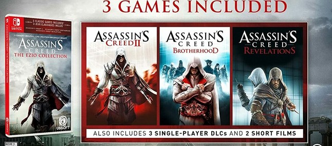 Assassin&#39;s Creed: The Ezio Collection será lançado no Nintendo Switch em  breve - TudoCelular.com