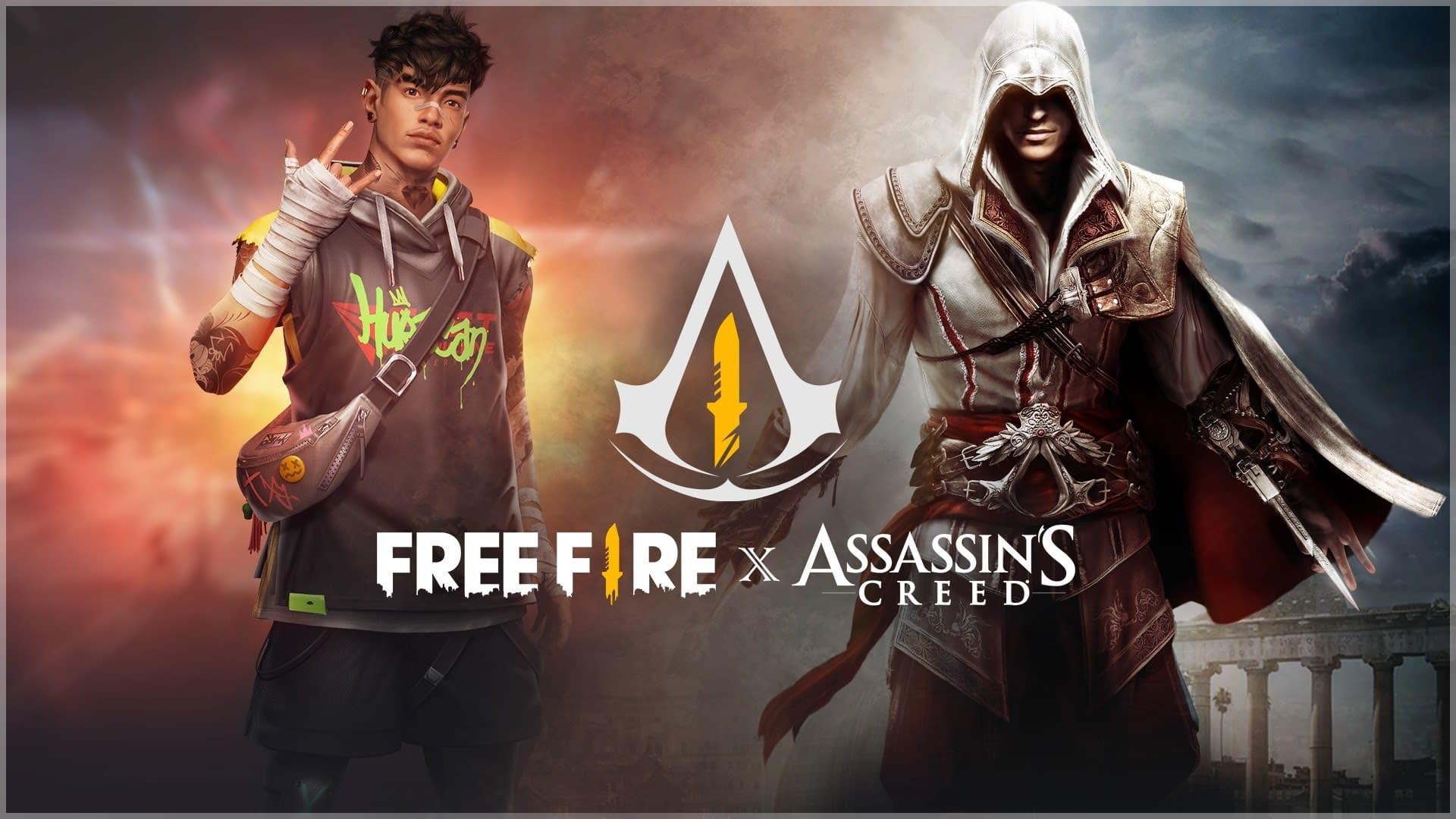 Isso que encontro! Free Fire anuncia crossover com Assassin’s Creed
