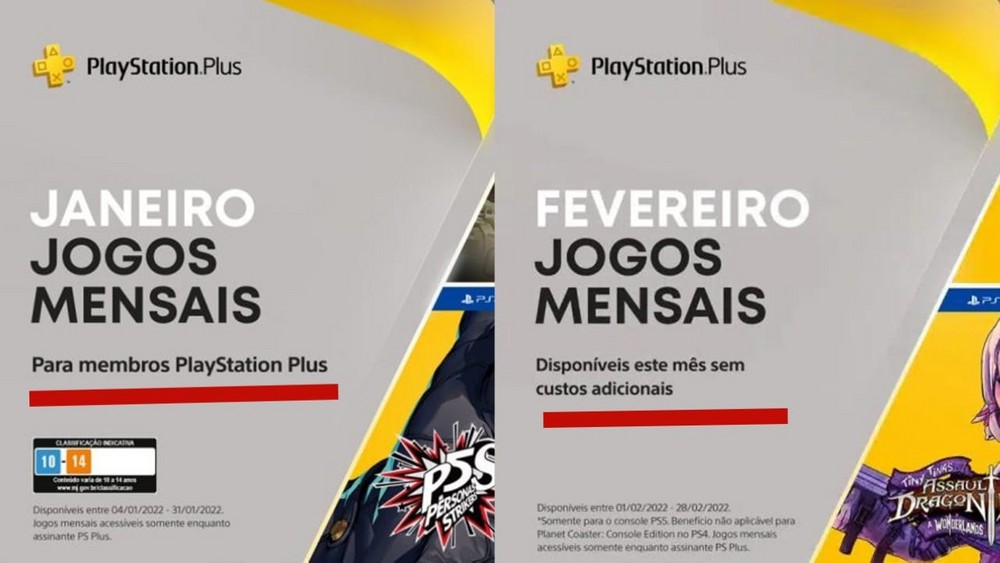 Jogos PS Plus Essential de janeiro revelados