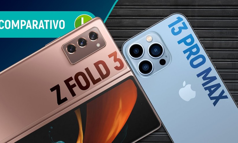iPhone 13 Pro Max x Samsumg Galaxy Z Fold3: qual melhor top de linha?