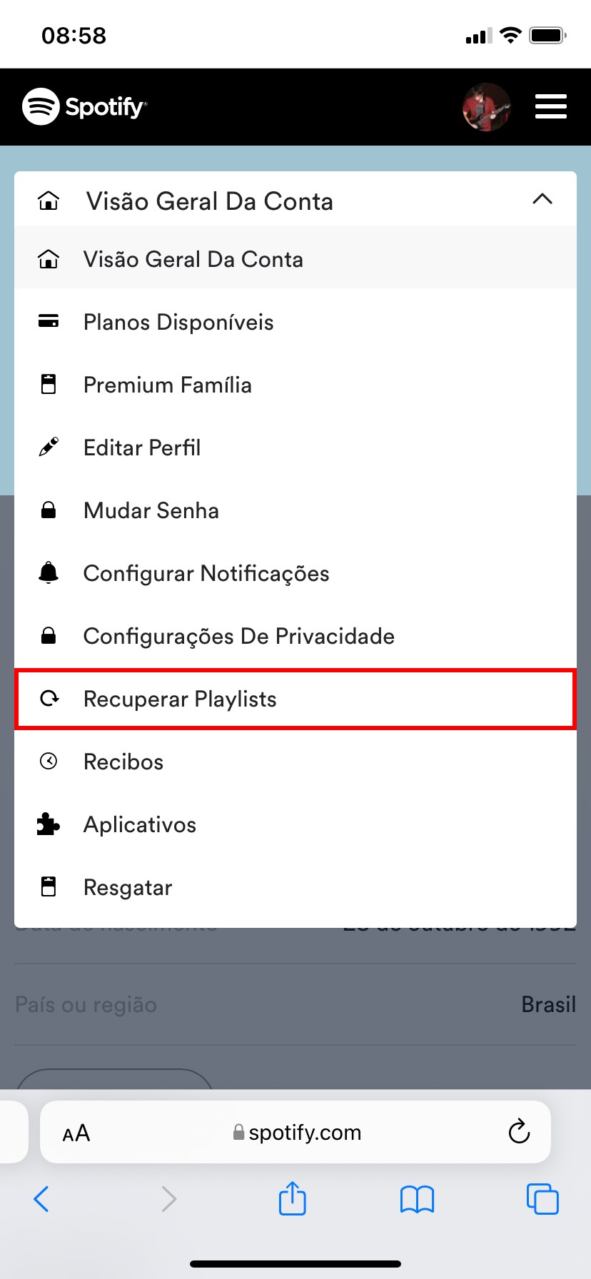 Como cancelar sua assinatura do Spotify Premium