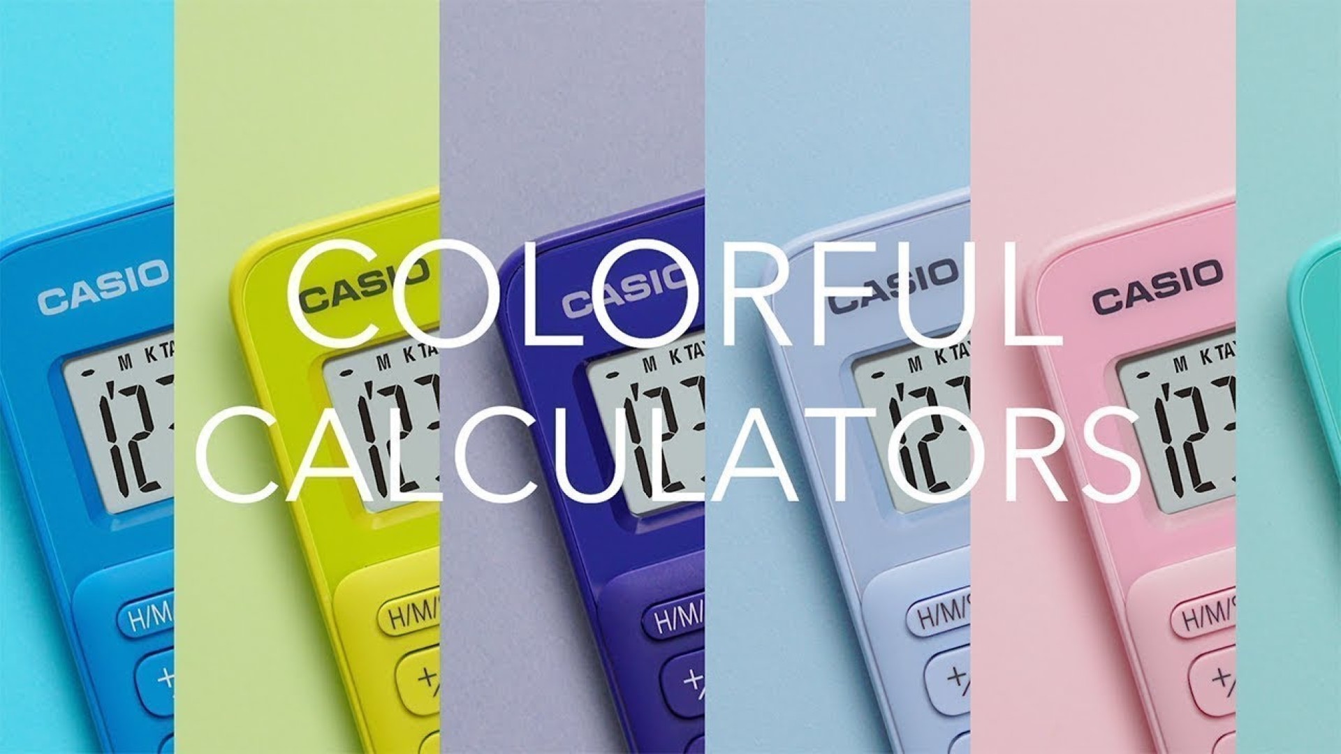 Casio lança linha Calculadoras Fashion, uma edição limitada com design exclusivo no Brasil