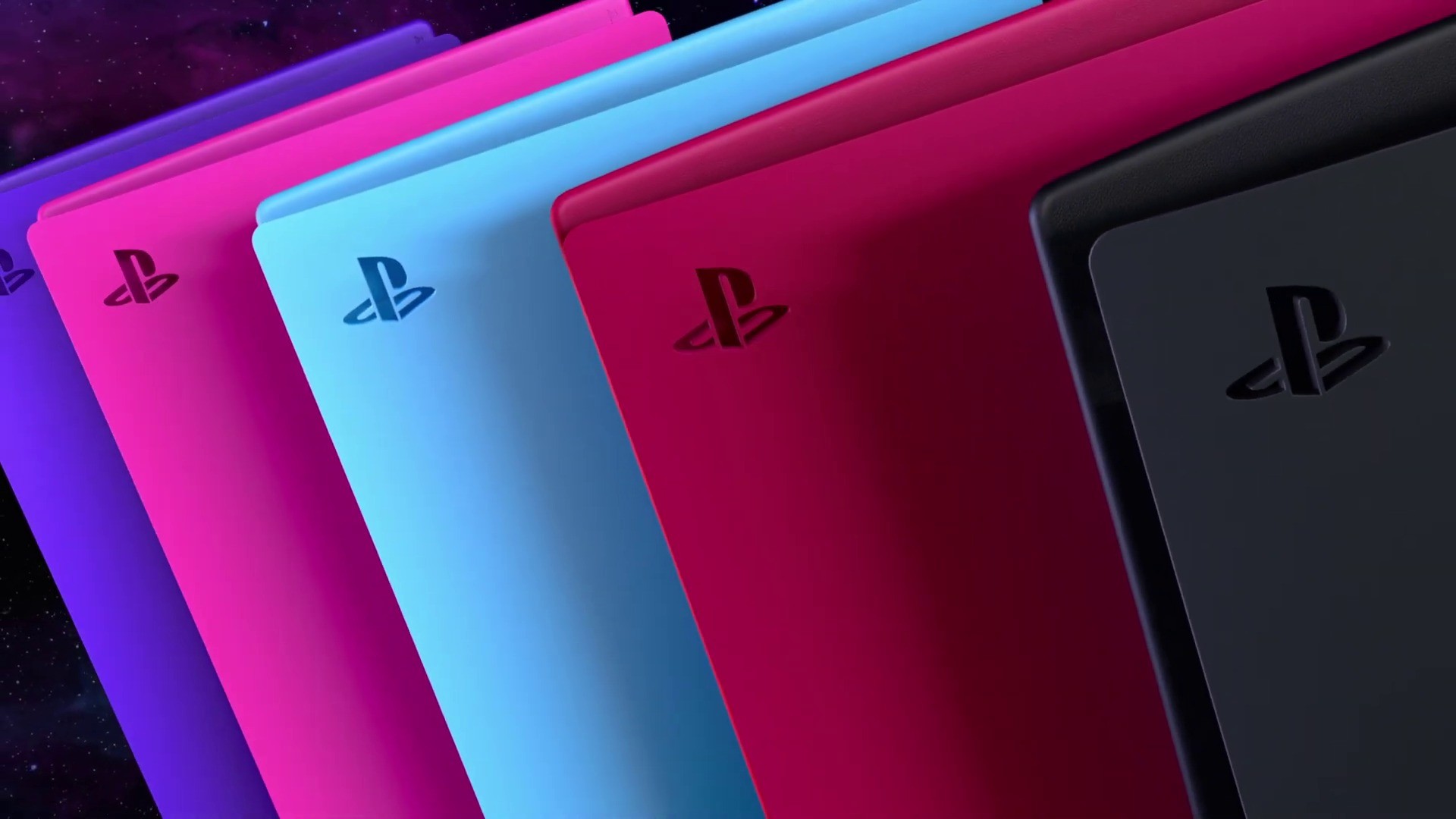 PS5: Tampas Nas Cores Nova Pink, Starlight Blue E Galactic Purple ...