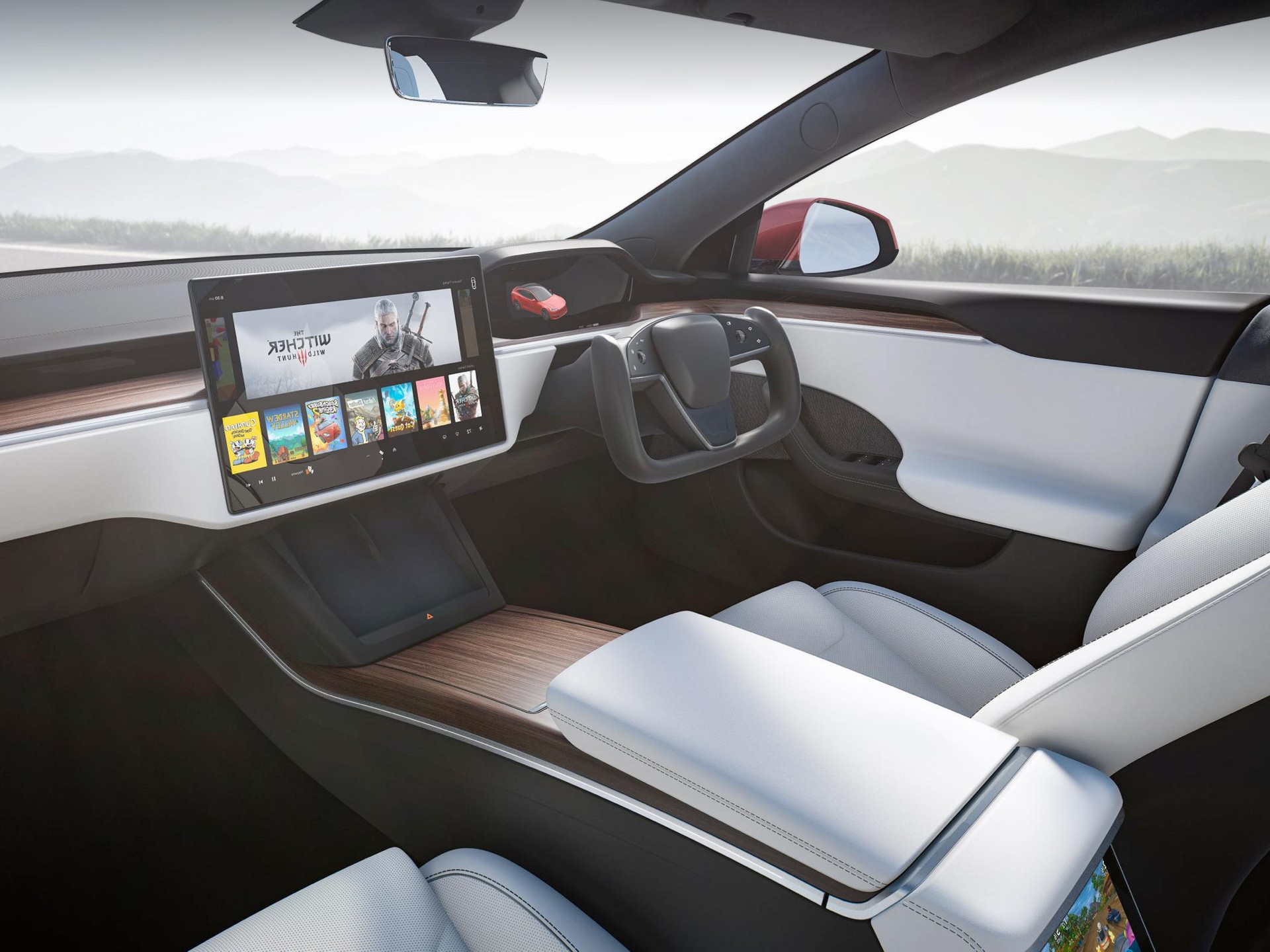 Elon Musk quer trazer para os carros elétricos da Tesla os jogos da Steam