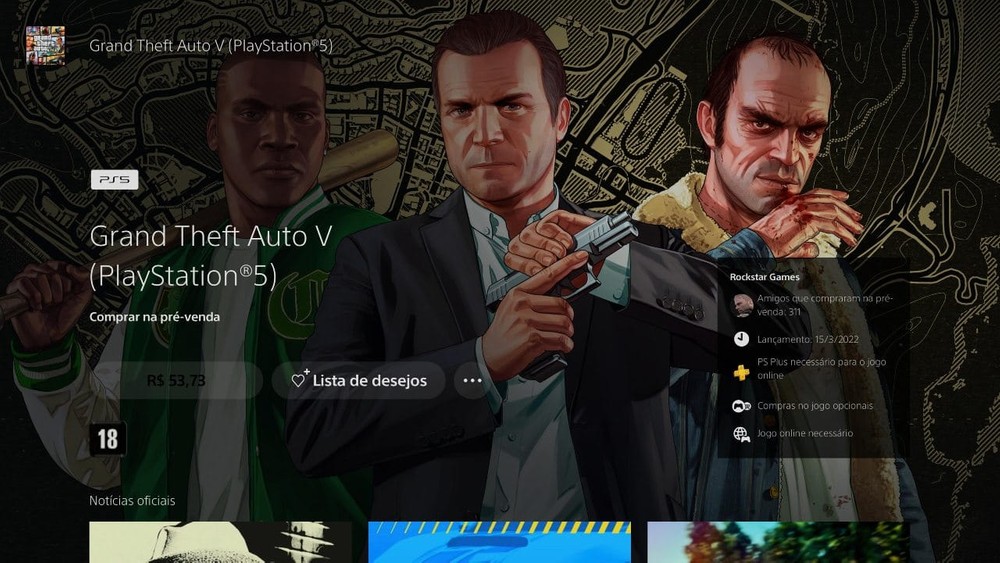 Edição Online Premium do game Grand Theft Auto V já está disponível -  Canaltech