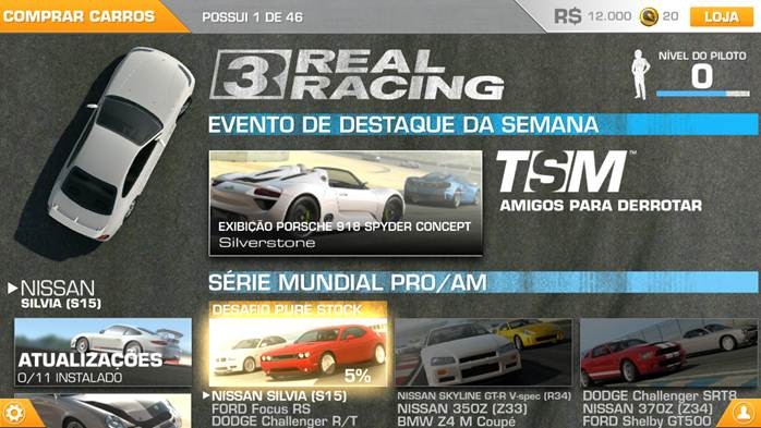 Real Racing 3: jogo de corrida para iOS e Android impressiona - Jornal O  Globo