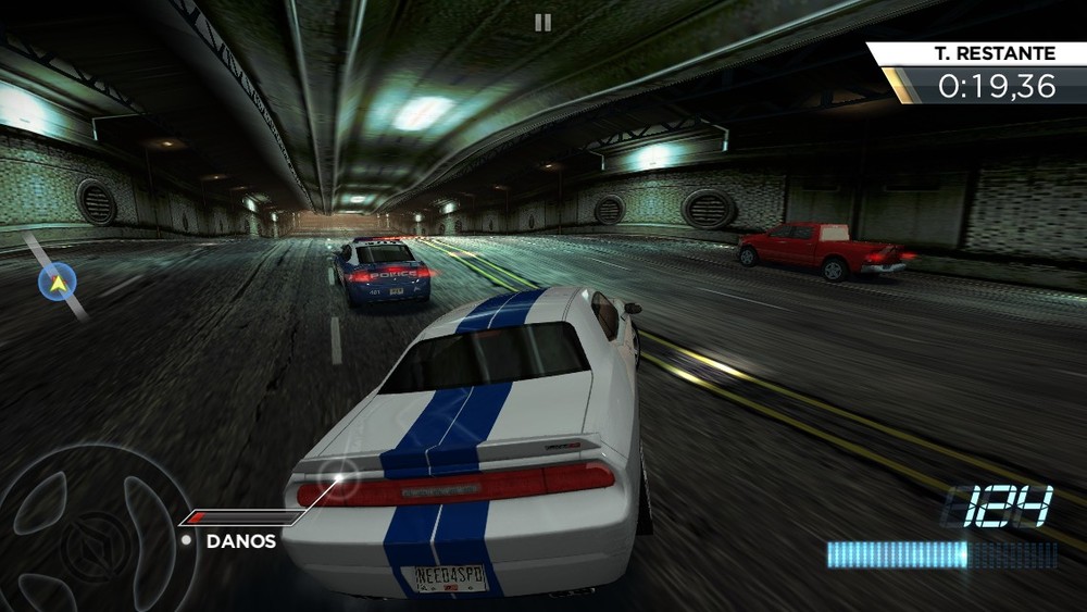configuração do carro em Need for Speed: Most Wanted