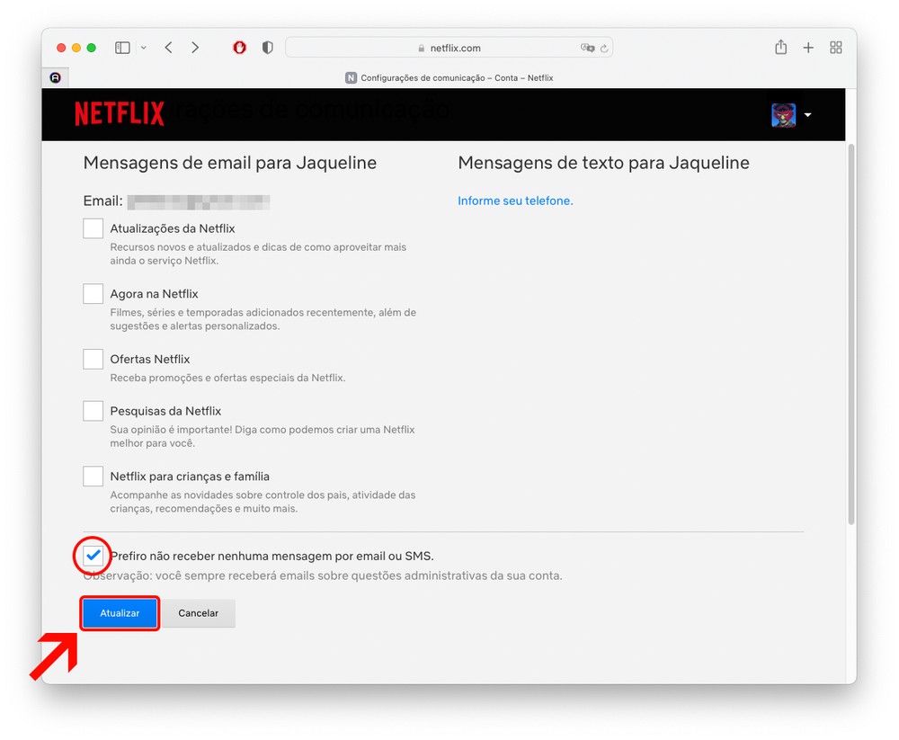 Netflix não exige confirmação do e-mail usado na criação de contas