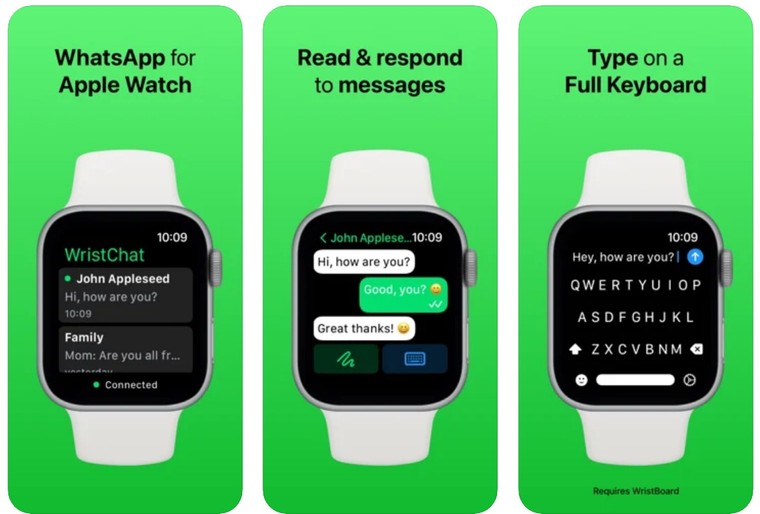 App WristChat permite ler e responder mensagens do WhatsApp pelo Apple Watch Tudocelular