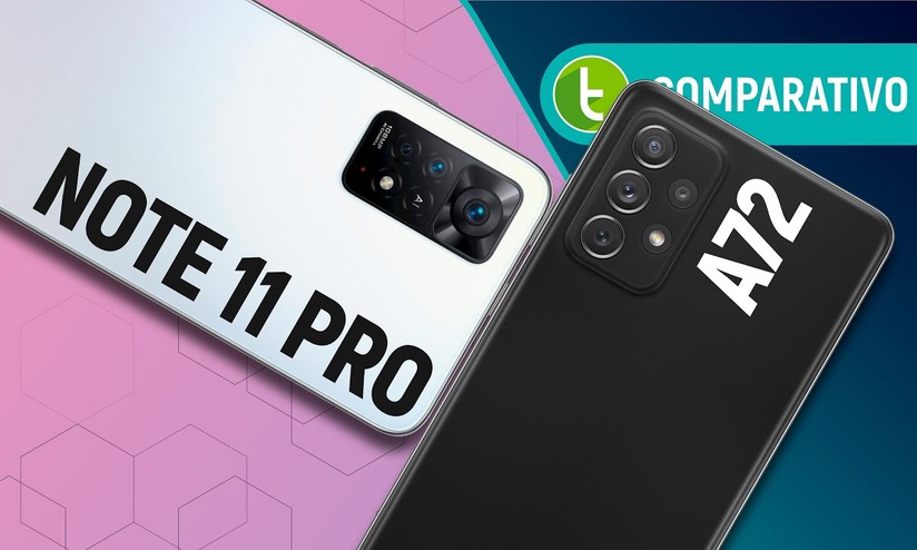 Comparativo: Redmi Note 10 Pro ou Galaxy A72; qual comprar