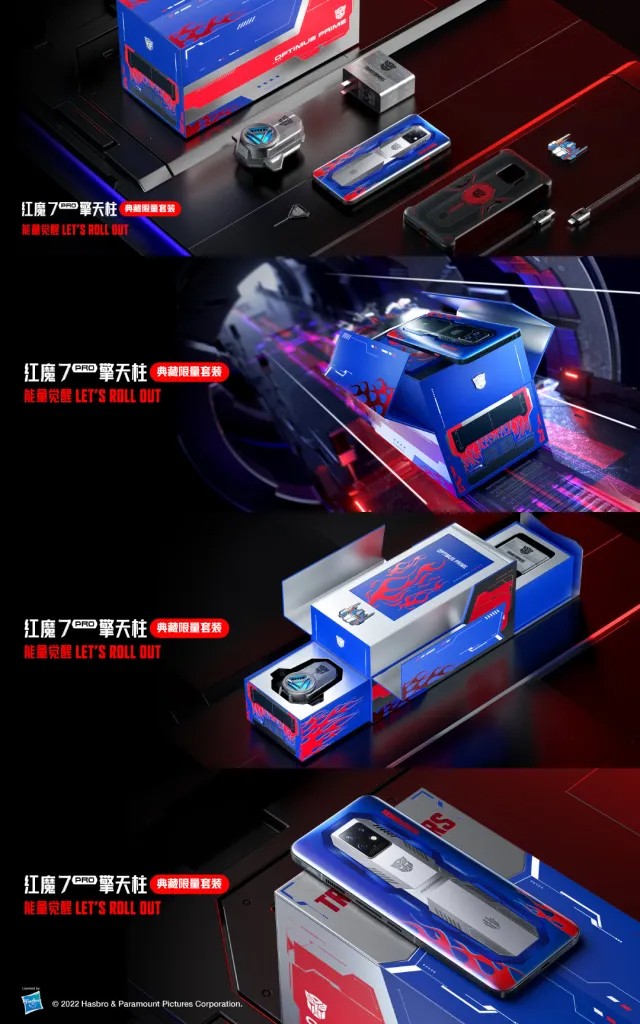 Nubia Red Magic 7 ganha edição limitada baseada em Optimus Prime e