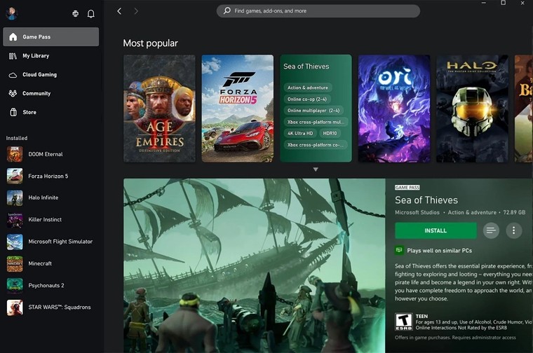 Microsoft testa suporte para mouse e teclado no Xbox Cloud Gaming