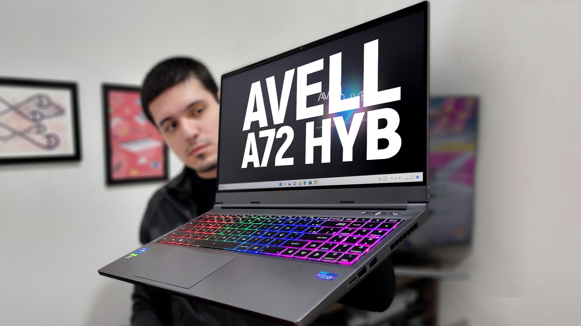 Avell A72 HYB: un portátil avanzado para profesionales y jugadores exigentes |  análisis