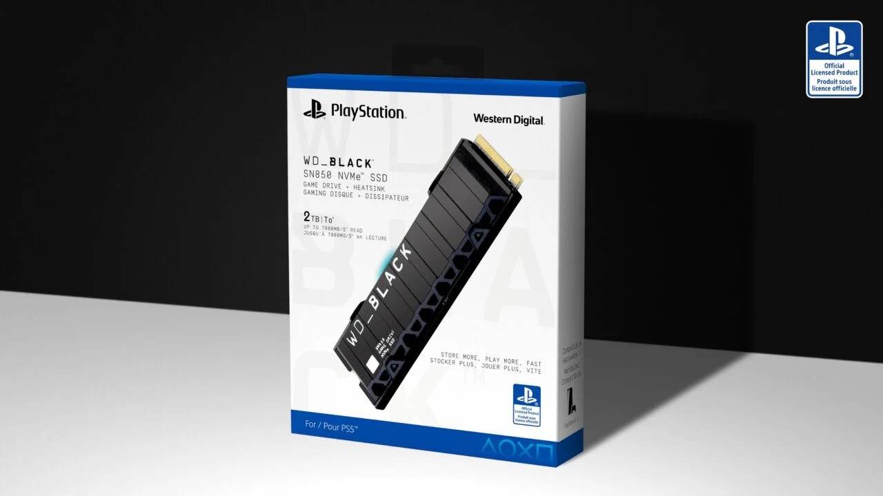 Western Digital anuncia novos SSDs para o PS5 com até 4 TB de