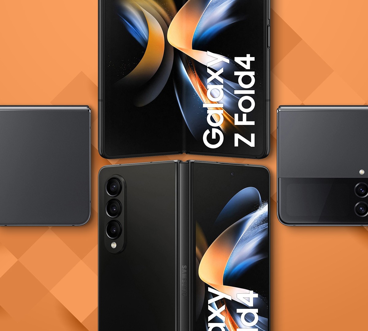 Samsung Galaxy Z Fold 4 e Z Flip 4 ganham novas renderizações em