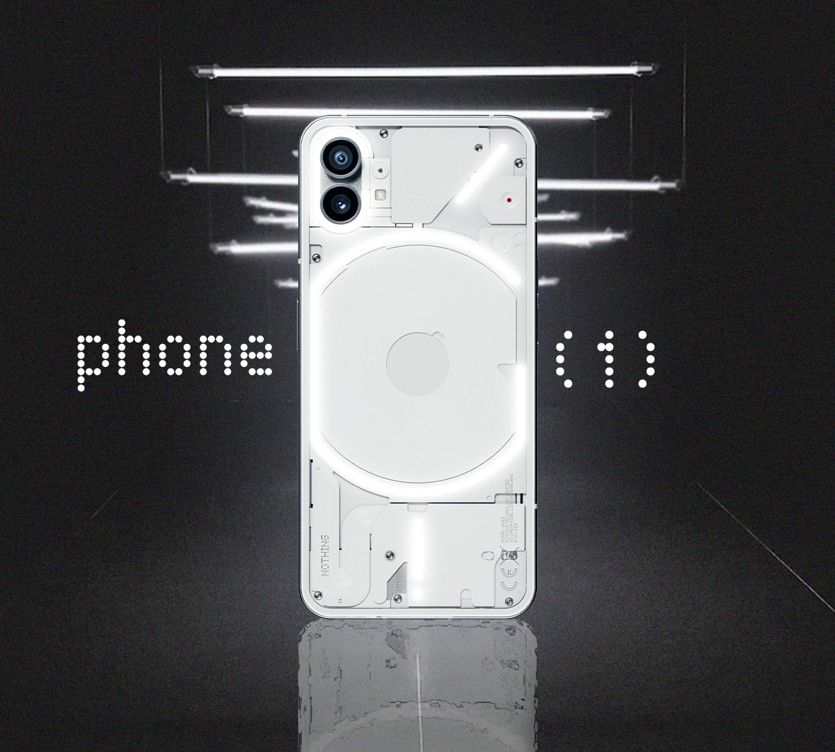 Nothing Phone (1) com 256 GB em oferta por R$ 1.411 em até 21x sem