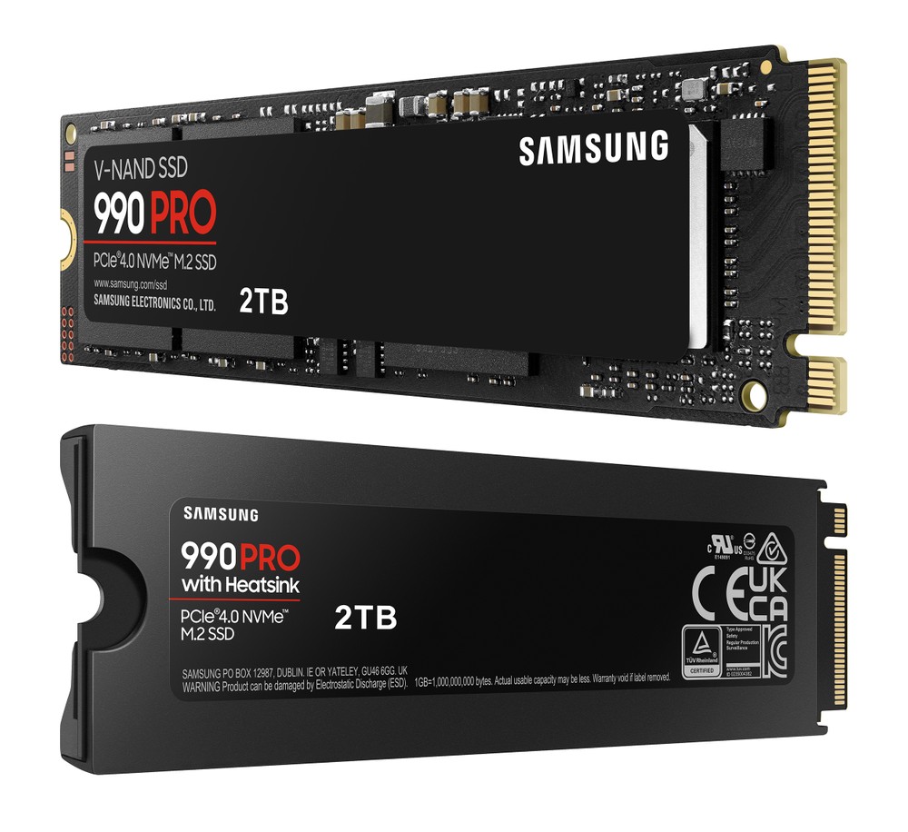 Samsung anuncia SSDs 990 PRO baseados em PCIe 4.0 e com