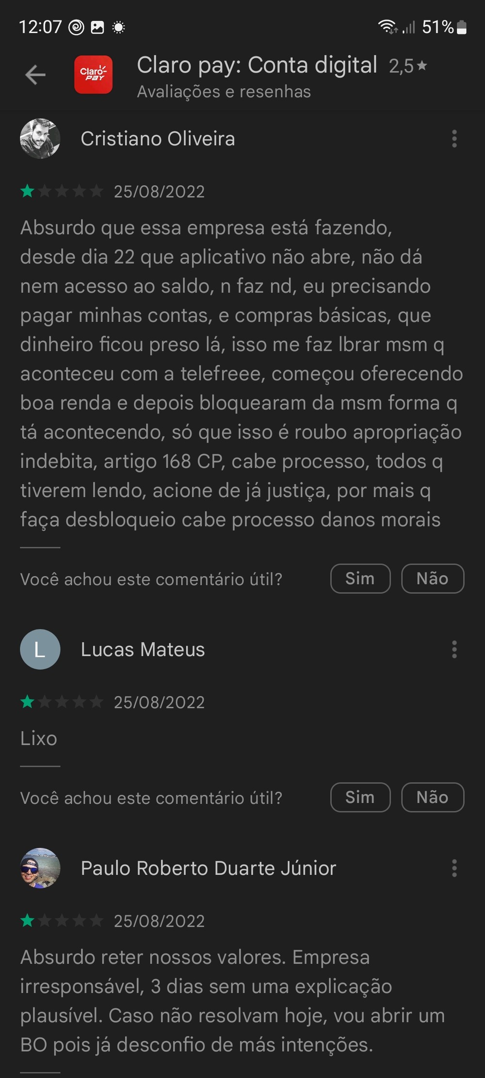 Dinheiro retido: Claro Pay está fora do ar e impede clientes de usar saldo  em conta 