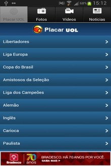 Placar UOL - Futebol for Android - Download