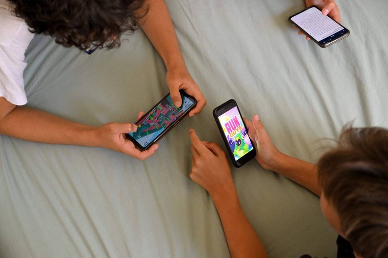 Uso de celulares subiu para jogos online