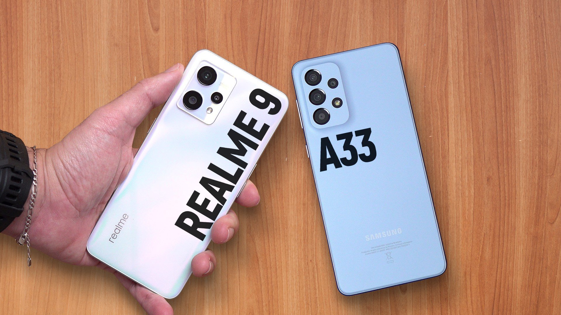 Galaxy A33 vs realme 9: qual celular intermediário oferece o melhor  custo-benefício?