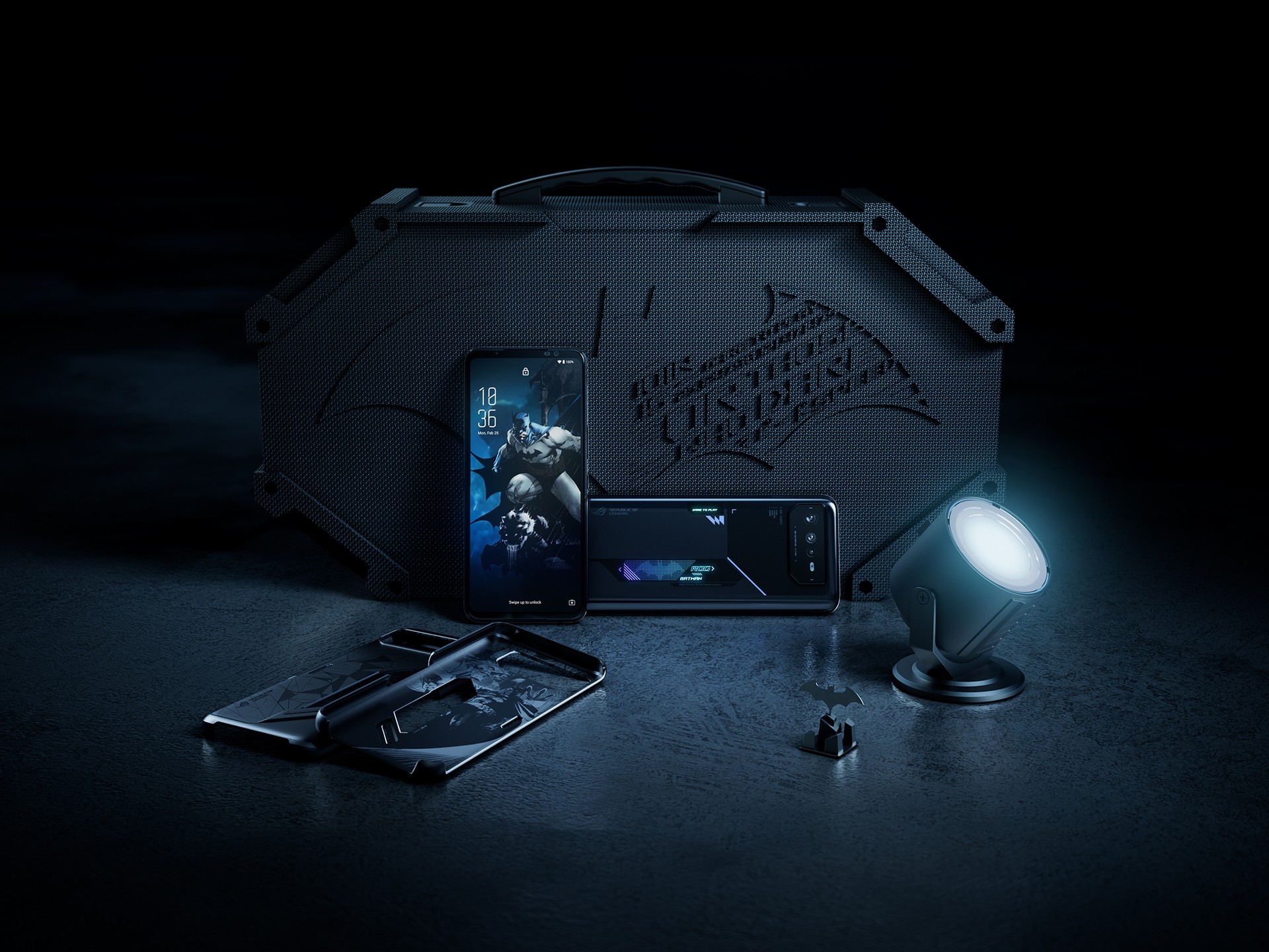 国内版 ASUS ROG PHONE 6 BATMAN EDITION Asus Rog Phone 6D Batman Edition é anunciado com acessórios