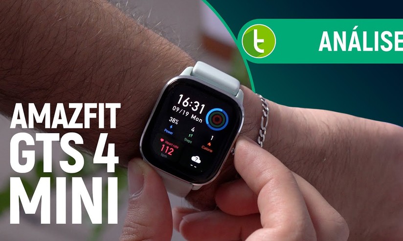 Amazfit GTS 4 Mini Smartwatch con GPS,  Alexa, Autonomía de 15 D
