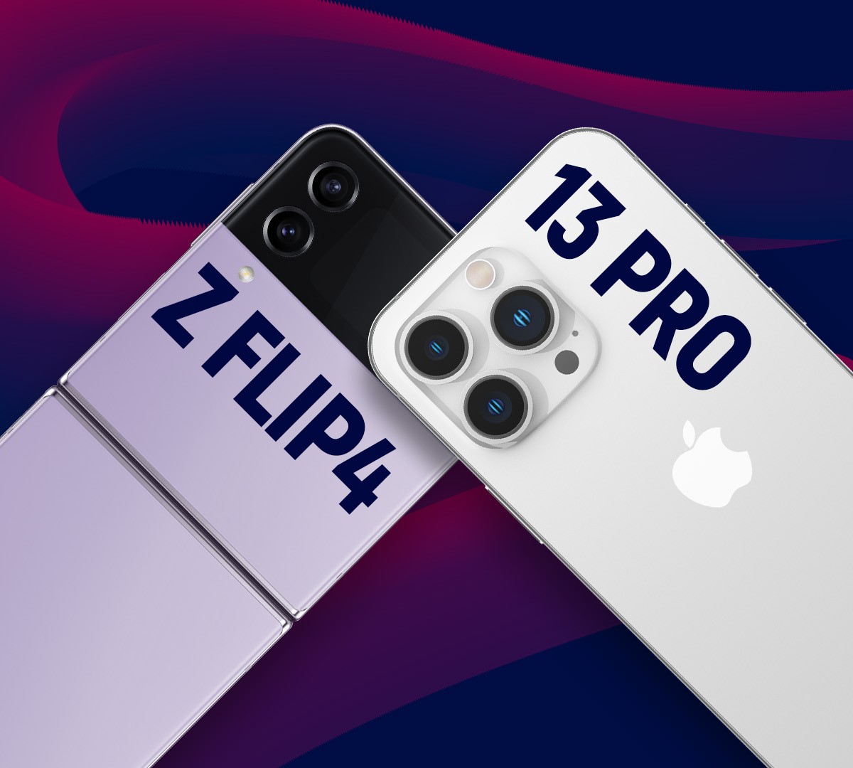 Galaxy Z Flip 4 vs iPhone 13 Pro: dobrável compacto ou top