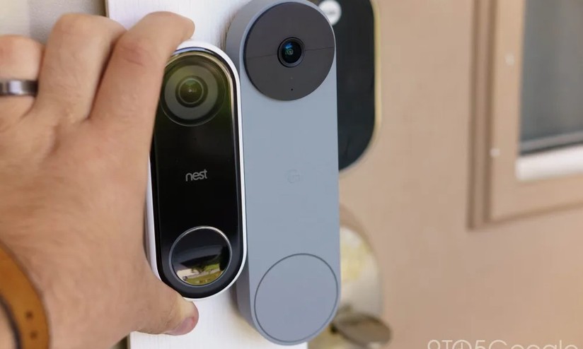 Google Nest Doorbell é vista em loja de varejo e tem preço