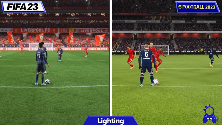 FIFA 23 vs eFootball 2023: comparativo mostra qual jogo tem os melhores  gráficos 
