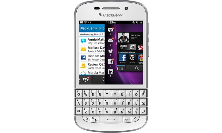 BlackBerry Q10 ホワイト 本体 箱付き Versão branca do BlackBerry Q10 aparece em varejista britânico