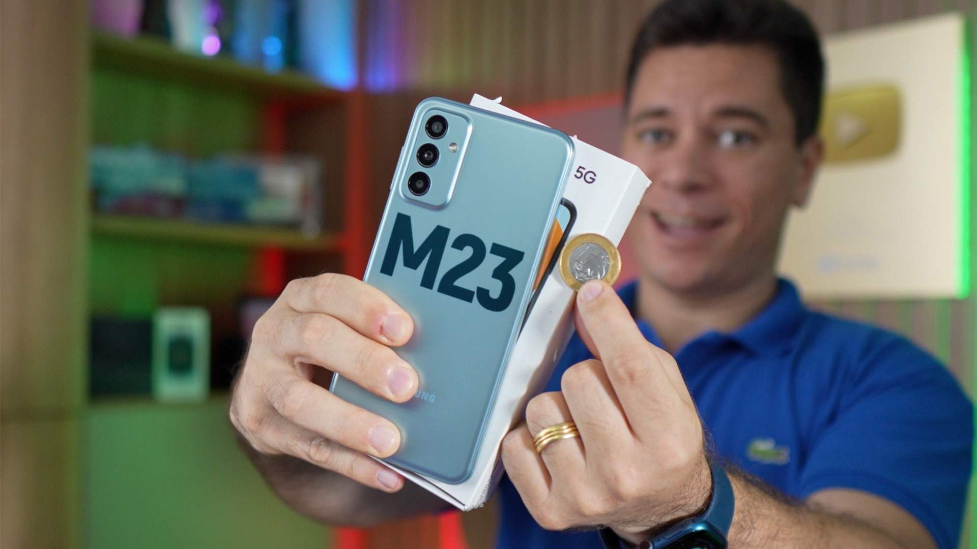 Galaxy M23 celular 5G da Samsung com o melhor custobenefício