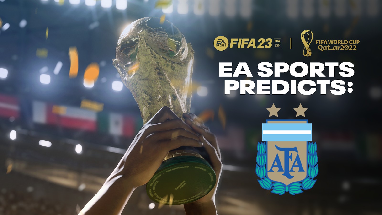 FIFA 23 prevê Argentina como campeã da Copa do Mundo de 2022