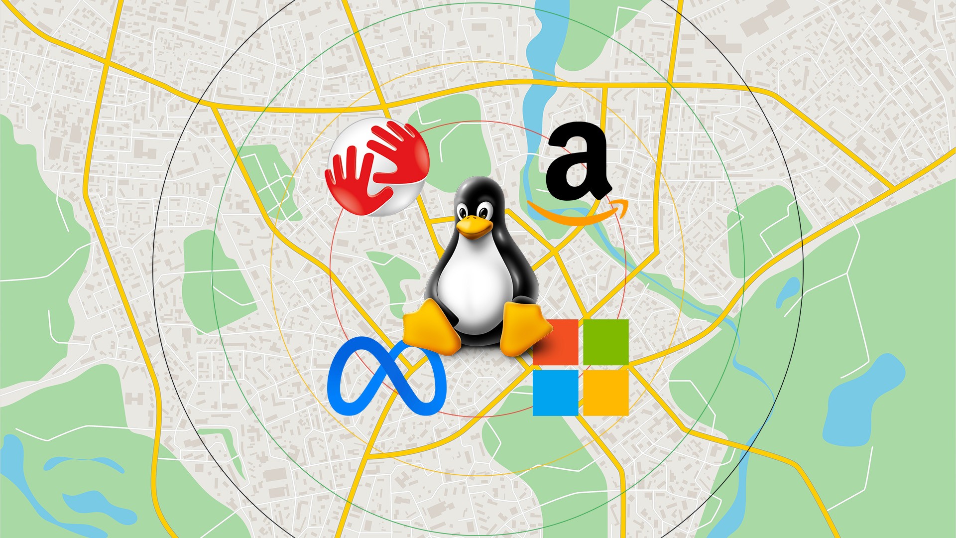 Amazon, Meta, Microsoft e TomTom se unem ao Linux para criar plataforma rival do Google Maps