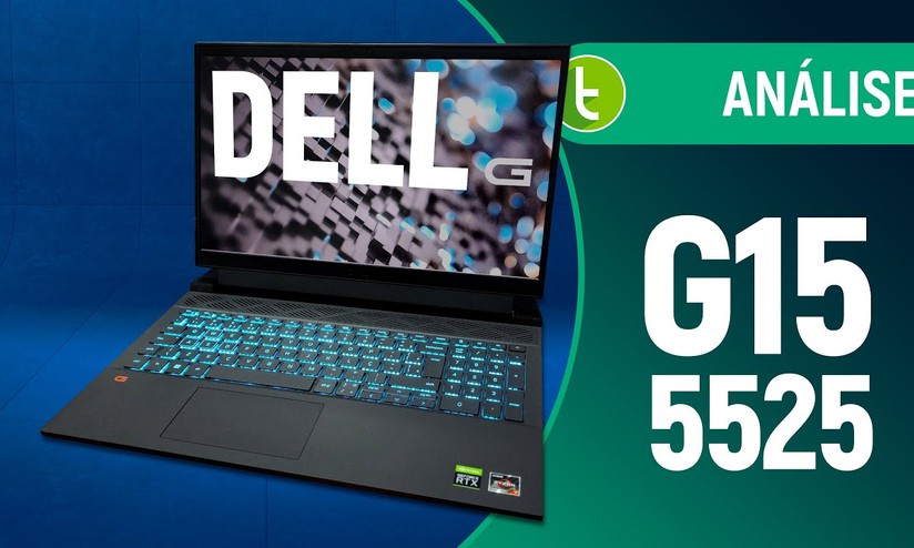 Dell G15-5525: notebook gamer com CPU AMD de 2022 agrada em