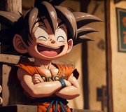 Personagens de Dragon Ball são recriados com ajuda de IA em estilo