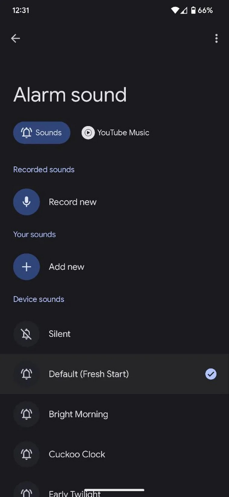 Atualização do app de relógio do Google permite gravação