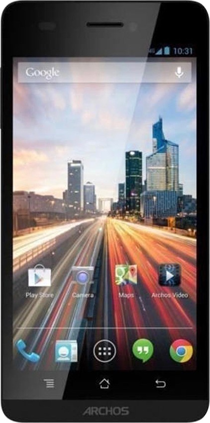 PH26 - Custodia A Portafoglio Con Magnetica Per Archos 45b Helium 4G - Ecopelle, 6 Slot Per Carte, Cover Interna In Silicone - 3