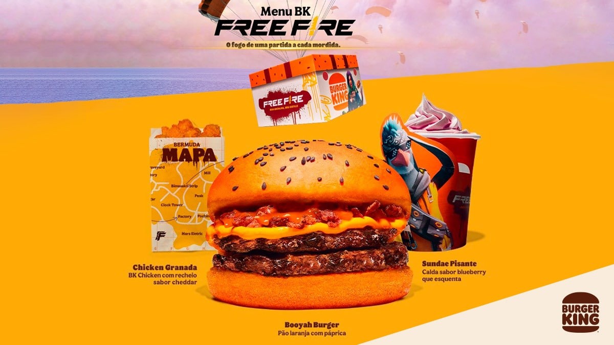 CODIGUIN FF: Calça angelical disponível em parceria com Burger King