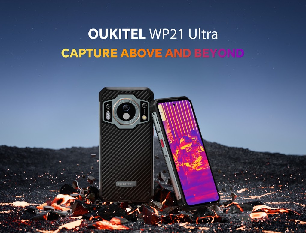 Oukitel WP21 Ultra tem câmera térmica, corpo robusto e deve ser